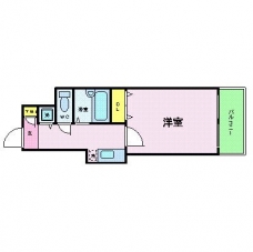 スカイコートヌーベル神田の間取り図