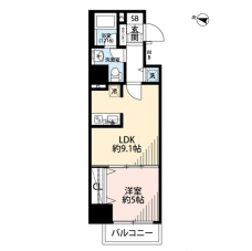 プレール・ドゥーク板橋本町Ⅱの間取り図