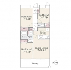 Ｆｉｒｏｕｇｅ白幡の間取り図