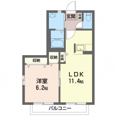 グリーンフォートの間取り図