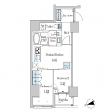 ザ・ライオンズフォーシア外神田の間取り図