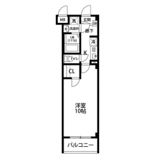アンプルール　フェール　ＹＡＨＡＧＩⅡの間取り図