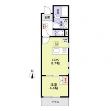 ＡＶＯＮ　ＨＯＵＳＥ　ＫＯＨＩＮＡＴＡの間取り図