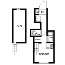 ヒルサイド・アレー千駄木の間取り図