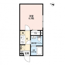 エクセラン西尾久Eastの間取り図