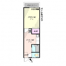 バーレルハイツの間取り図