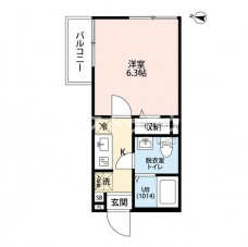 エクセラン西尾久Eastの間取り図