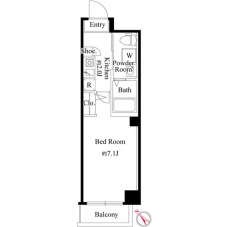 アーバンスクエア大山の間取り図