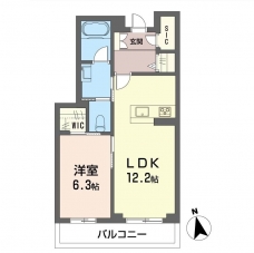 シャーメゾン　Ａの間取り図