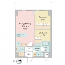 LIME RESIDENCE KAWAGUCHI EASTの間取り図