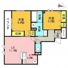 中板橋計画の間取り図