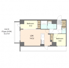 Ｓ－ＲＥＳＩＤＥＮＣＥ高島平ａｓｏｌｅａの間取り図