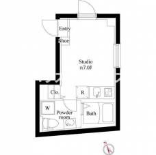 プランドール北千住の間取り図