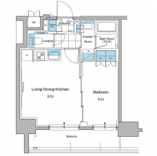 ルフォンプログレ秋葉原マークス の間取り図