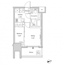 ザ・パークハビオ北千住の間取り図