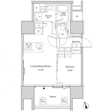 ザ・パークハビオ北千住の間取り図