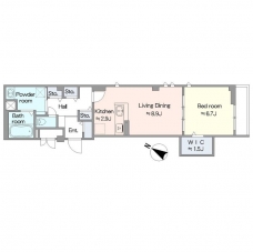 イーストIMの間取り図