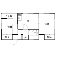 ヴィラ浦和の間取り図