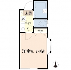 コーポ葵の間取り図
