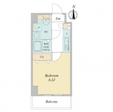 ドゥーエ蕨の間取り図