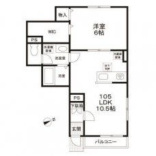 メゾン・ド・フォルテシモ一号館の間取り図