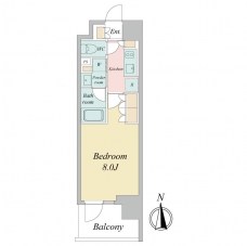 ドゥーエ三ノ輪Ⅱの間取り図