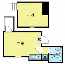 ゼネラルハイツ北千住の間取り図