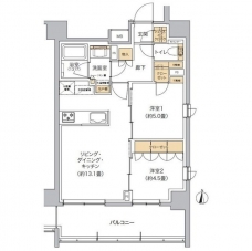 リビオメゾン東池袋の間取り図