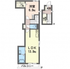 メゾンつばきの間取り図