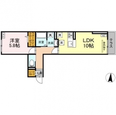 セレスティア加賀の間取り図