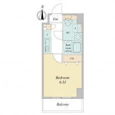 ドゥーエ蕨の間取り図