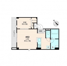 A’　LA　MAISON　LUANAの間取り図