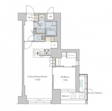 Brillia　ist 文京六義園の間取り図