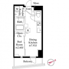 N-flats三ノ輪 の間取り図