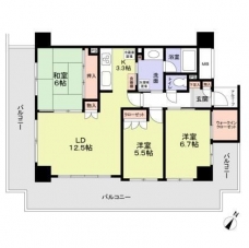ハイムプラザ北浦和の間取り図