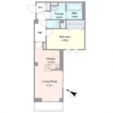 イーストIMの間取り図
