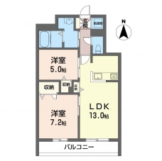 ブランシュ　メゾンの間取り図