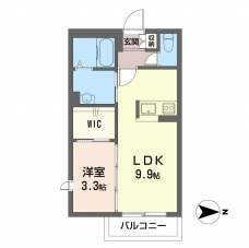 セントルーガ西青木の間取り図