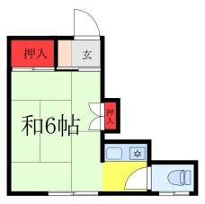 常盤荘の間取り図