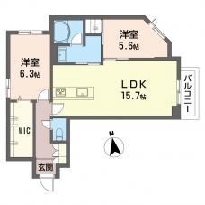 クオリスタ　エムズの間取り図