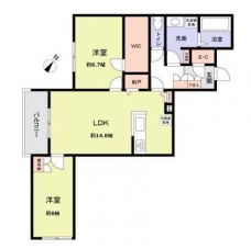 Ｒｉｃｏｔｔ　ＵＲＡＷＡの間取り図