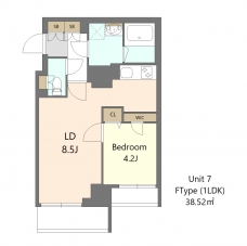 Ｓ－ＲＥＳＩＤＥＮＣＥ高島平ａｓｏｌｅａの間取り図