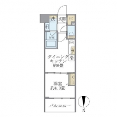 プラティーク目白の間取り図