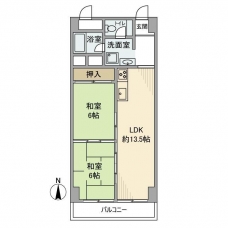 秀和志村城山レジデンスの間取り図