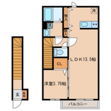 ローズコート新江古田の間取り図