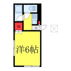 松山ハイツの間取り図