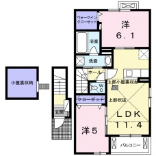 アルドーレⅠの間取り図