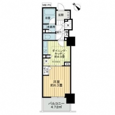 ライオンズタワー池袋の間取り図