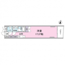 ＦＵＫＵＭＩ　ＡＰＡＲＴＭＥＮＴの間取り図