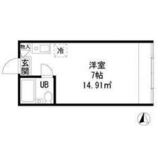 ヴィラ茗荷谷の間取り図